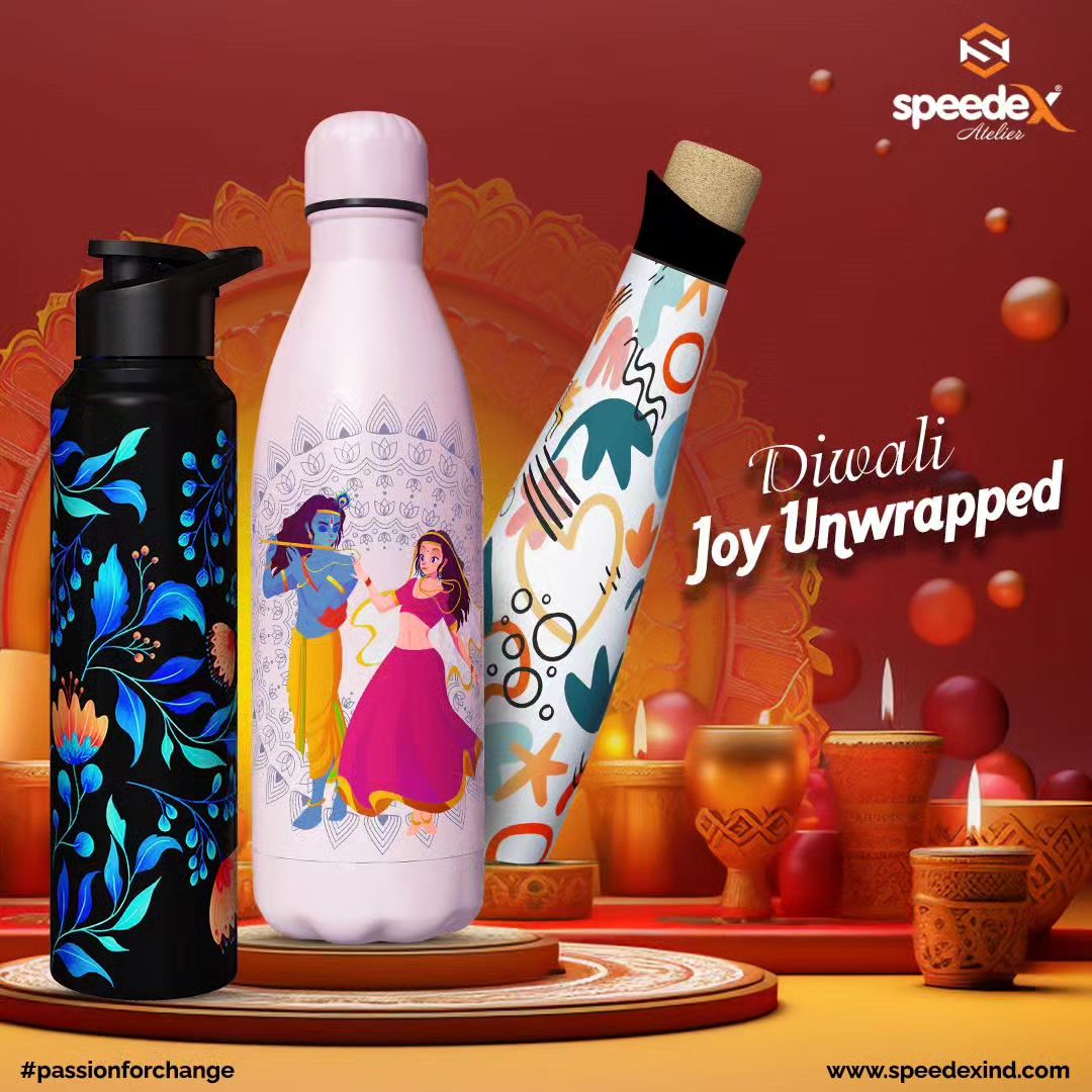 Stainless steel water bottles for kids: Fun and functional Diwali gifts