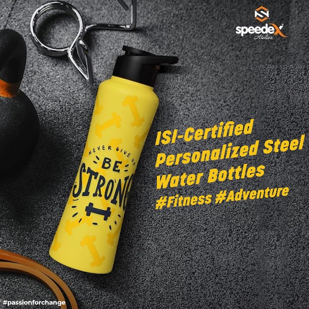 Essential Gear: ISI-Certified Personalized Steel Water Bottles for Fitness and Adventure