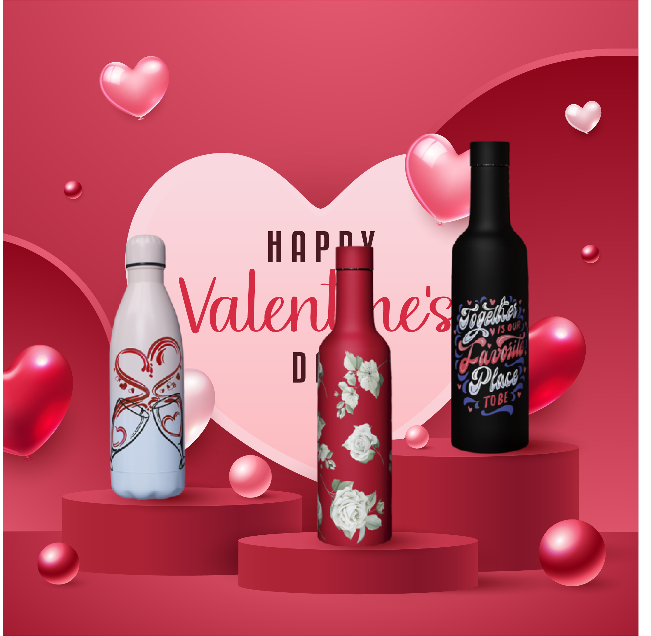 Make This Valentine Day Unforgettable with Customized Water Bottles from Speedex Stainless Steel Bottles